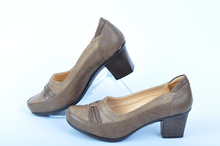 Дамски обувки на ток - Кафяви