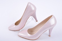 Дамски обувки на ток-Седеф