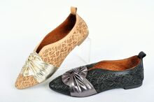 СЕЗОН'24! Ефектни ниски дамски обувки от естествена кожа - Два цвята